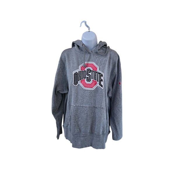 Ohio State Buckeyes #70 Gray Hoodie  football Embroidered Logo NCAA Big 10 - Picture 1 of 6